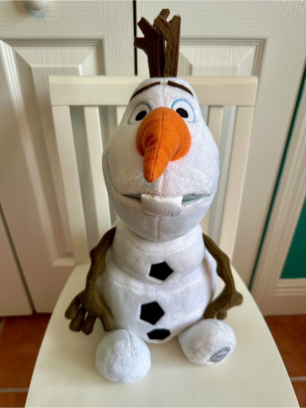Disney Olaf Plush - White, Orange & Brown Snowman